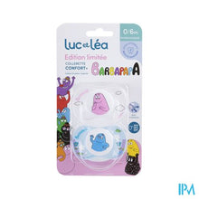 Load image into Gallery viewer, Luc&lea Duo Fopspeen Phys 0-6m Barbapapa Ring 2
