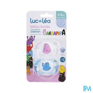 Luc&lea Duo Fopspeen Phys 0-6m Barbapapa Ring 2