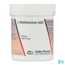 Afbeelding in Gallery-weergave laden, l-methionine +b6 Caps 100x500mg Deba
