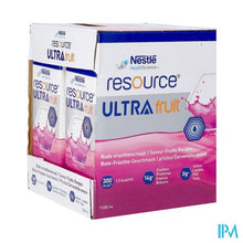Load image into Gallery viewer, Resource Ultra Fruit Rode Vruchten 4x200ml
