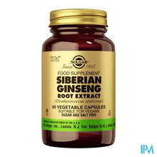 Afbeelding in Gallery-weergave laden, Solgar Ginseng Siberian Root Extract V-caps 60
