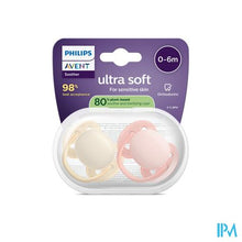Afbeelding in Gallery-weergave laden, Philips Avent Fopspeen +0m Soft Roze/beige 2

