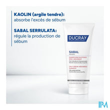 Load image into Gallery viewer, Ducray Sabal Argeal Dag. Sh Talgabsorberende 200ml
