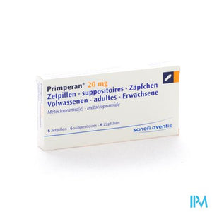 Primperan Supp Ad 6 X 20mg