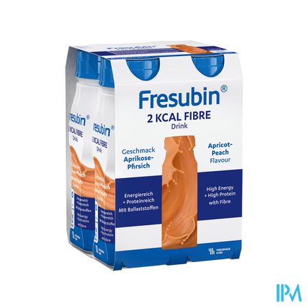 Fresubin 2 Kcal Fibre Drink 200ml Pecheabricot/abrikoosperzik