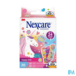 Nexcare Happy Kids Girls 20