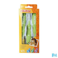 Nuby Tandenborstelset 3 stuks - 3m+