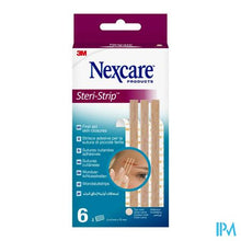 Load image into Gallery viewer, Nexcare 3m Steri-strip Wondsluit. Beige 6mmx75mm 6
