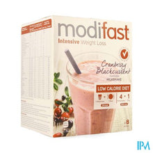 Afbeelding in Gallery-weergave laden, Modifast Intensive Milkshake Cranberry 440g
