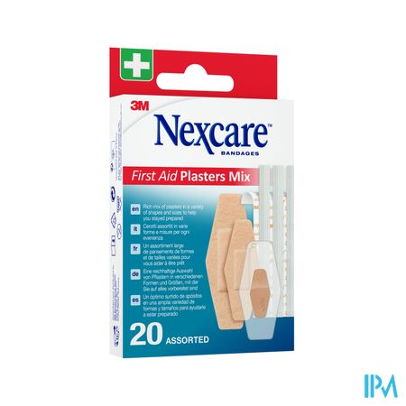 Nexcare First Aid Plasters Mix 20