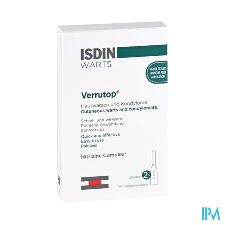 Isdin Verrutop Warts Oplossing Amp 4x0,1ml