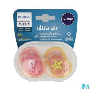 Philips Avent Fopspeen 6m+ Girl