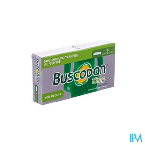 Buscopan Supp 6 X 10mg