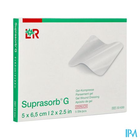 Suprasorb g Kompres New 5x6,5cm 5 33630