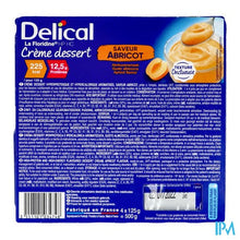 Afbeelding in Gallery-weergave laden, Delical Creme Dessert La Floridine Abrikoos 4x125g
