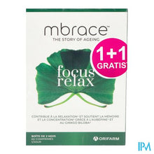Afbeelding in Gallery-weergave laden, Mbrace Focus & Relax Tabl 60x2 1+1 Gratis
