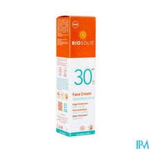 Load image into Gallery viewer, Biosolis Creme Visage Ip30 50ml
