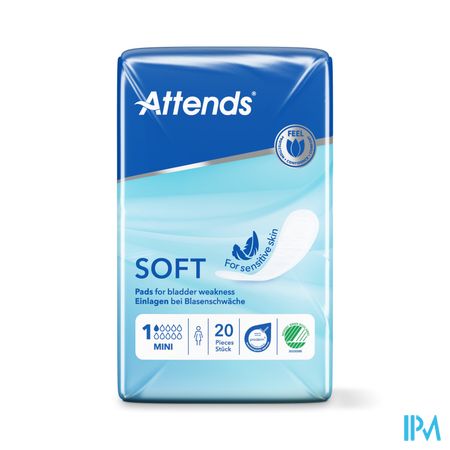 Attends Soft 1 Mini Inleg Anatom. 1x20