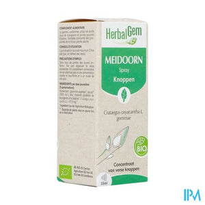 Herbalgem Meidoorn Bio Spray 15ml