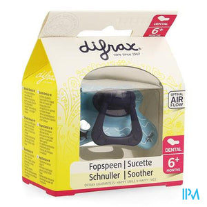 Difrax Fopspeen Sil Dental+ring +6m 800