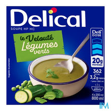 Afbeelding in Gallery-weergave laden, Delical Soupe Veloute Legumes Verts 4x200ml
