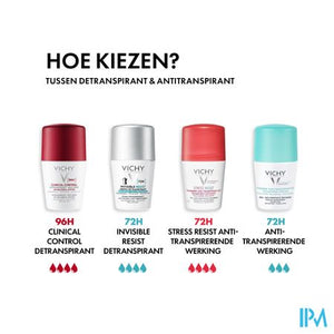 Vichy 72h Invisible Resist Deo Roll 50ml