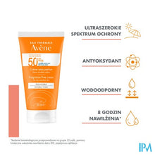 Charger l'image dans la galerie, Avene Zon Spf50+ Creme Zonder Parfum 50ml
