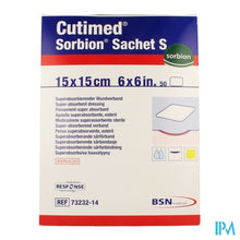 Afbeelding in Gallery-weergave laden, Cutimed Sorbion Zakje S 15,0x15,0cm 50 7323214
