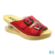 Afbeelding in Gallery-weergave laden, Brigitte Ravel Spring Muiltje Hout Snake Red 37
