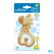 Load image into Gallery viewer, Dr. Brown's Figuur Bijtring Ridgees Giraffe
