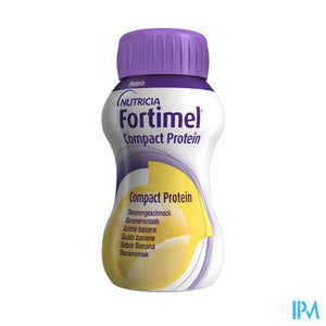 Fortimel Compact Protein Banaan Flesjes 4x125 ml