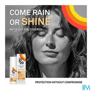 P20 Zonnecreme Sensitive Gezicht Spf50+ 50g