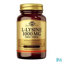 Afbeelding in Gallery-weergave laden, Solgar l-lysine Comp 50x1000mg
