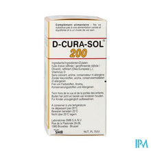 Afbeelding in Gallery-weergave laden, D-cura Sol 200ie Fl 10ml Nf
