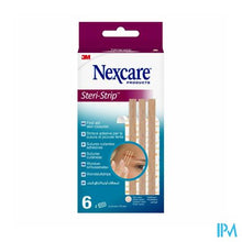 Afbeelding in Gallery-weergave laden, Nexcare 3m Steri-strip Wondsluit. Beige 6mmx75mm 6
