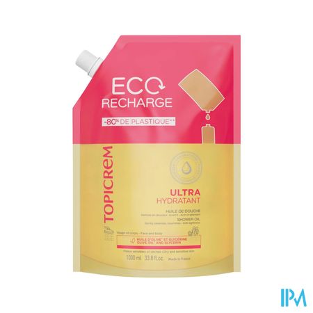 Topicrem Uh Doucheolie Eco-navulling 1l
