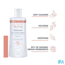 Afbeelding in Gallery-weergave laden, Avene Tolerance Reinigende Gel Lotion 400ml
