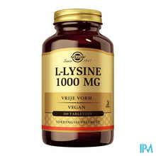 Load image into Gallery viewer, Solgar l-lysine Comp 100x1000mg
