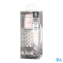 Afbeelding in Gallery-weergave laden, Suavinex Bonhomia Bottleglas Sili.featherpink240ml

