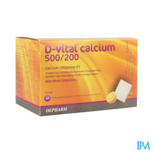 Afbeelding in Gallery-weergave laden, D-vital Calcium 500/200 Sinaas Zakjes 40
