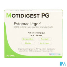 Afbeelding in Gallery-weergave laden, Motidigest Pg Pharmagenerix Caps 30
