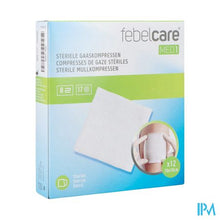 Load image into Gallery viewer, Febelcare Med1 Steriele Gaaskompres 10x10,0cm 12x1
