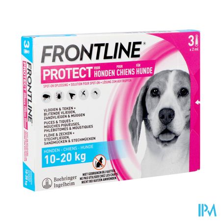 Frontline Protect Spot On Opl Hond 10-20kg Pipet 3