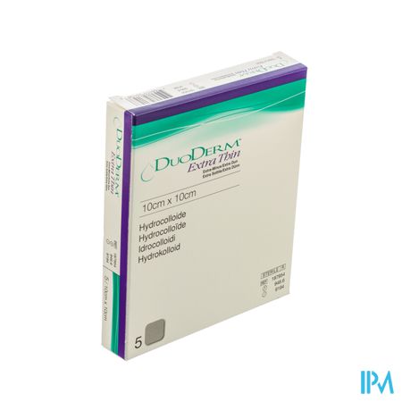 Duoderm Extra Thin Verb Hydro 10cmx10cm 5 H7954