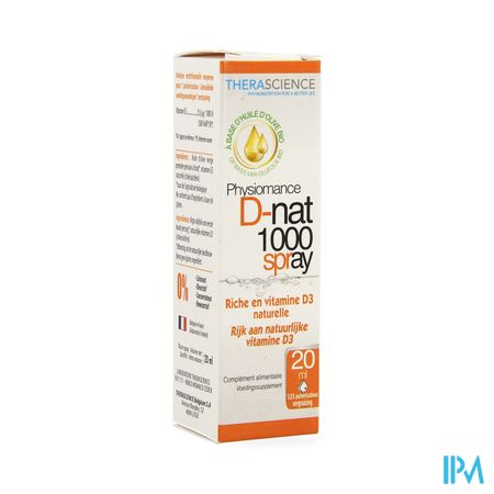 D-nat 1000 Spray 20ml Physiomance Phy303