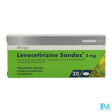 Load image into Gallery viewer, Levocetirizine Sandoz 5mg Comp Enrob. 20 X 5mg
