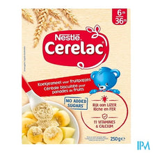 Load image into Gallery viewer, Nestle Cerelac Koekjesmeel Fruitpapjes 250g

