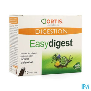 Ortis Easy Digest Fioles 10x15ml