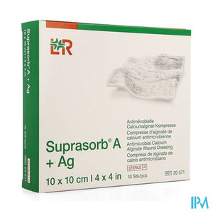 Suprasorb A+ag Kp Alg. Calc10x10cm 10 20571 149266