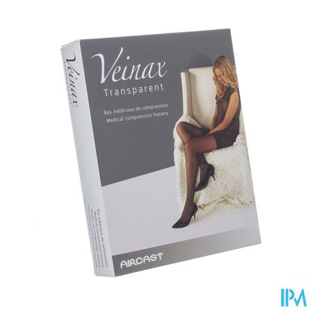 Veinax Panty Transparant 2 Lang Zwart Maat 2